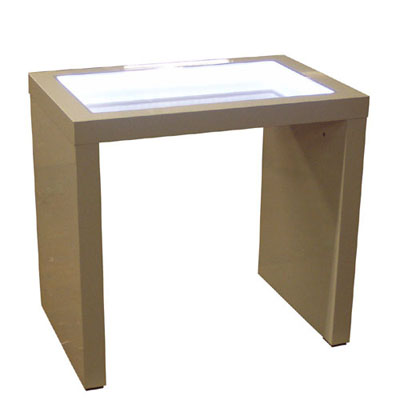 Leuchtbrückentisch Heilbronn schmal