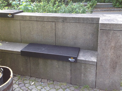 Sitzbank Hocker exklusive Sonderanfertigung fr groe Treppen