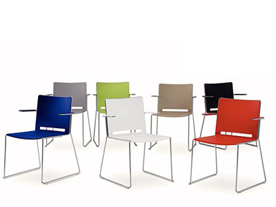 Vierbeinstuhl stapelbar Bürostuhlserie 8000